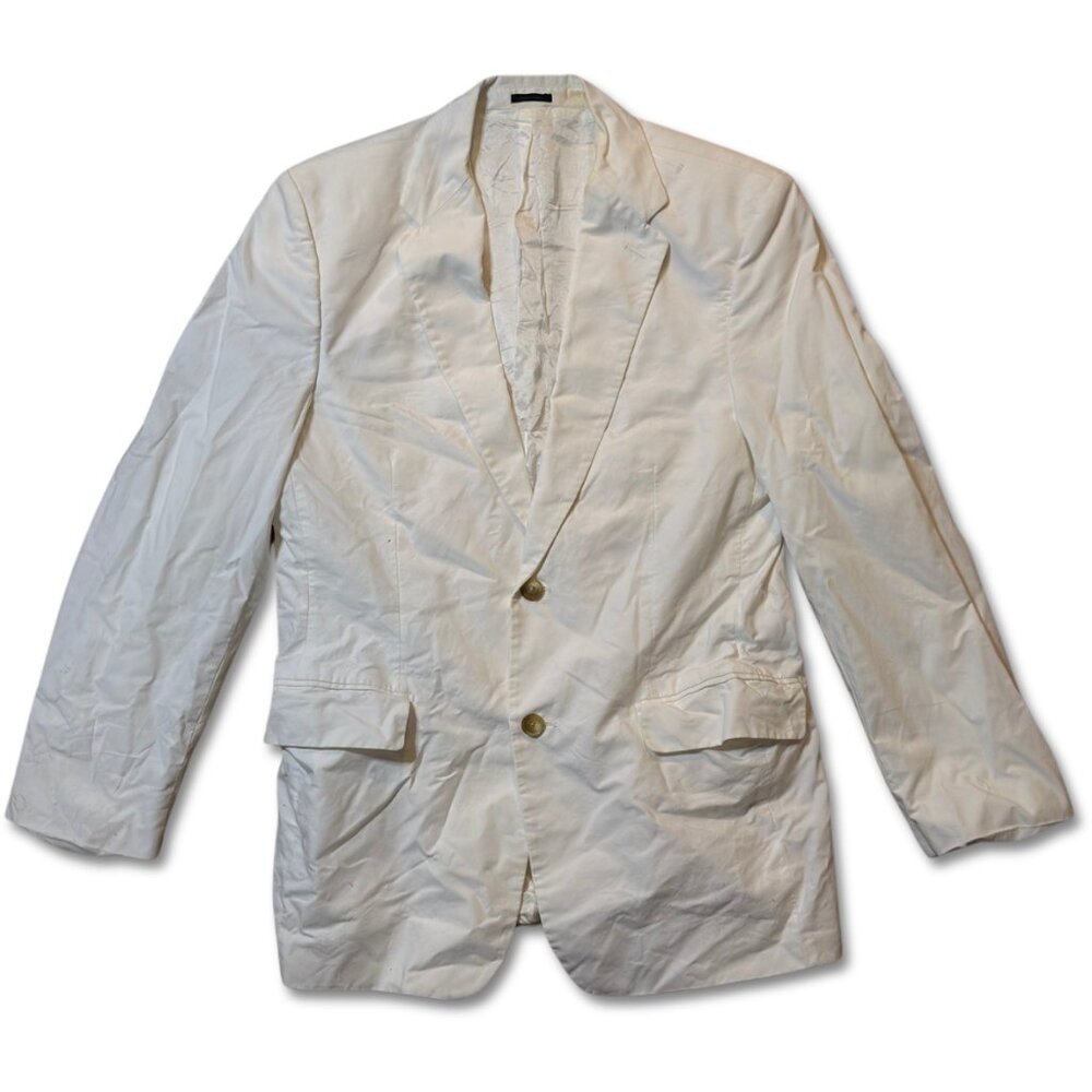 Cream Off White Blazer | 42L | Men’s Lightweight